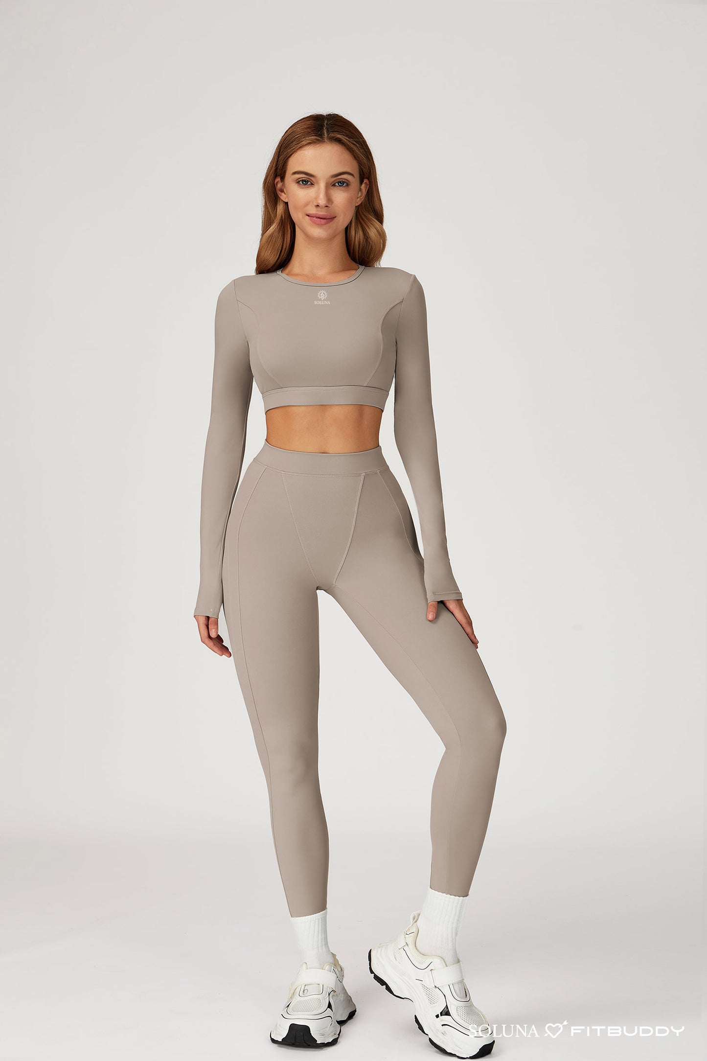 Fitbuddy Seamless Long Sleeve Top GZT49 – Sport Ademend Stretch Shaping