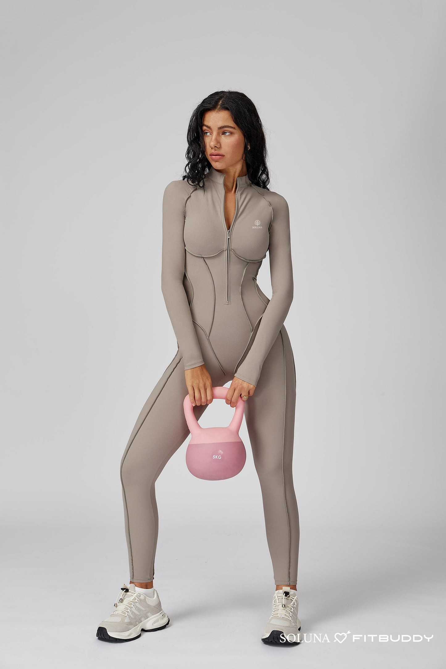 Fitbuddy Jumpsuit GZL105 – Naadloos, Shaping, Ademend, Stretch & Squatproof – Dames