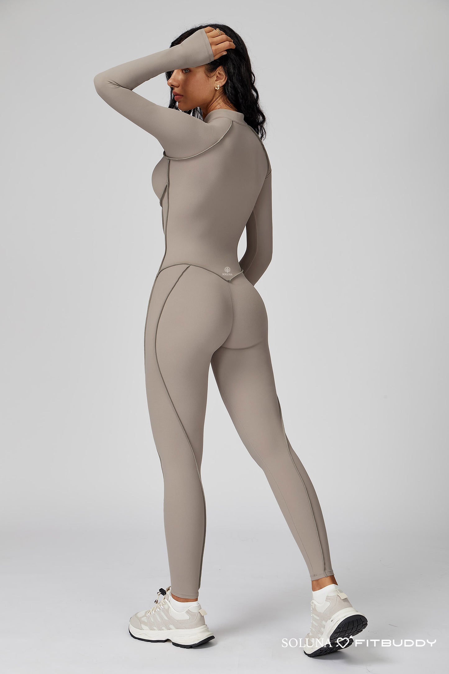 Fitbuddy Jumpsuit GZL105 – Naadloos, Shaping, Ademend, Stretch & Squatproof – Dames