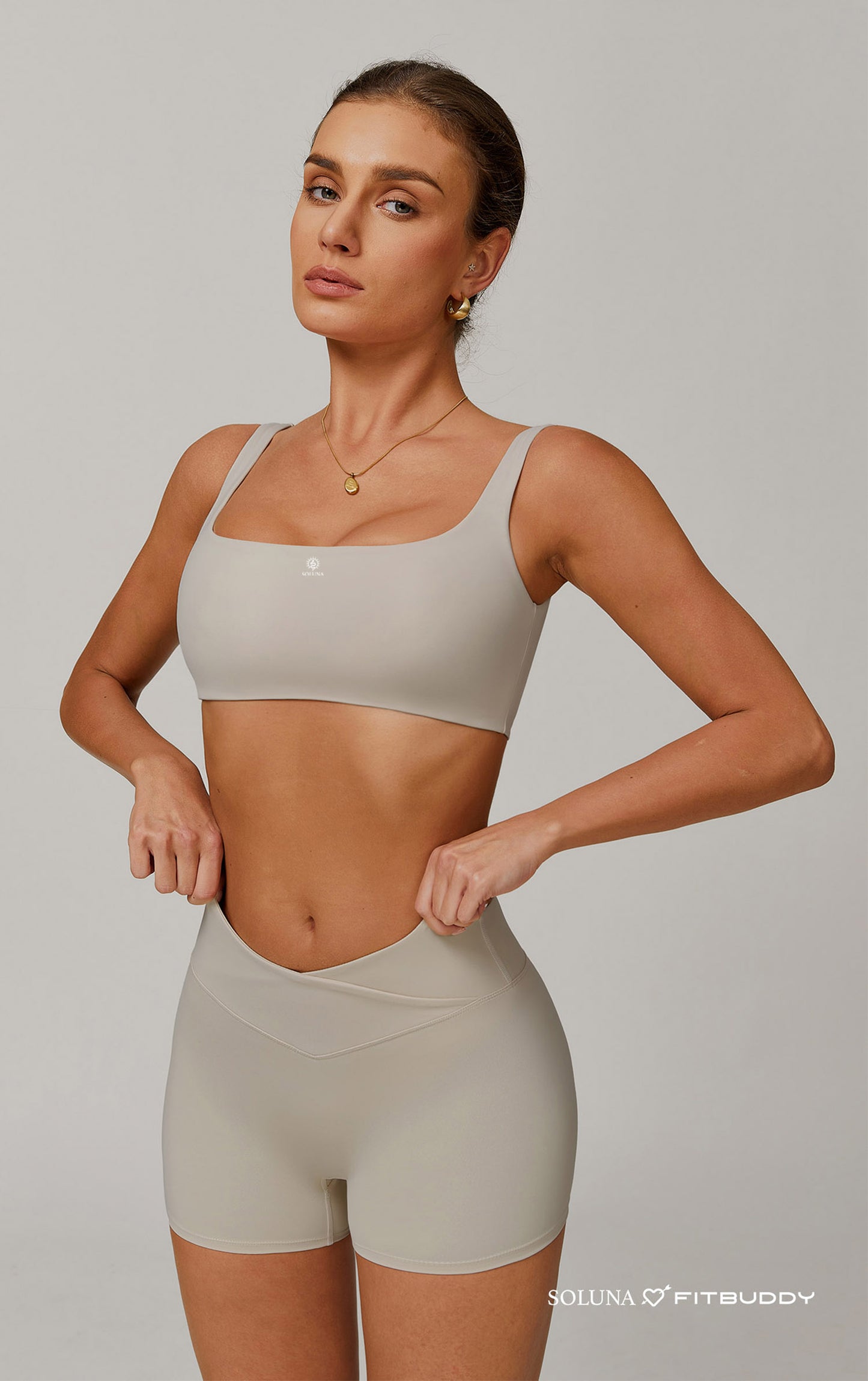 Fitbuddy Seamless Sport BH GZB31 – Naadloos, Ademend, Stretch, High Support – Dames